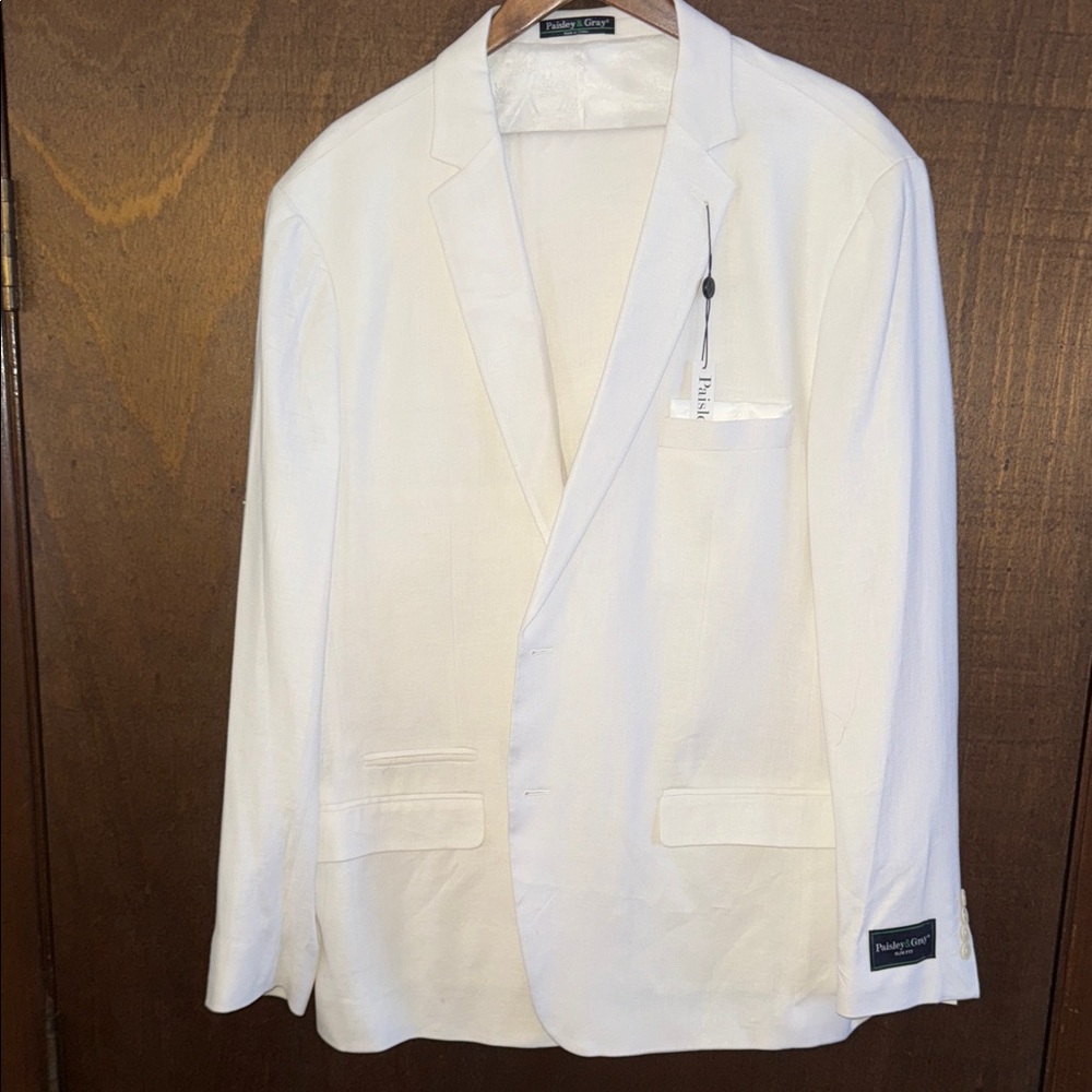 Men's White Blazer